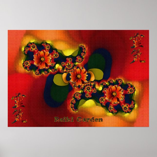 Reiki Garden Poster (Framsidan)