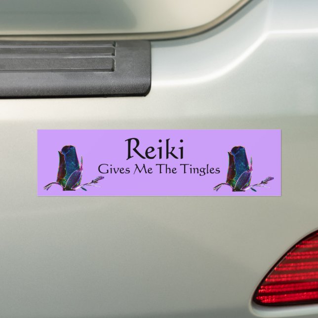Reiki ger mig rysningar  bildekal (På Bil)