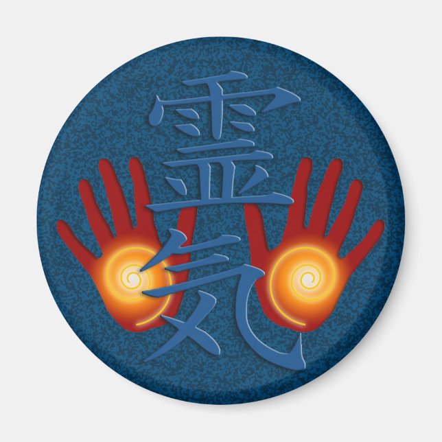 Reiki Händer Magnet (Framsidan)