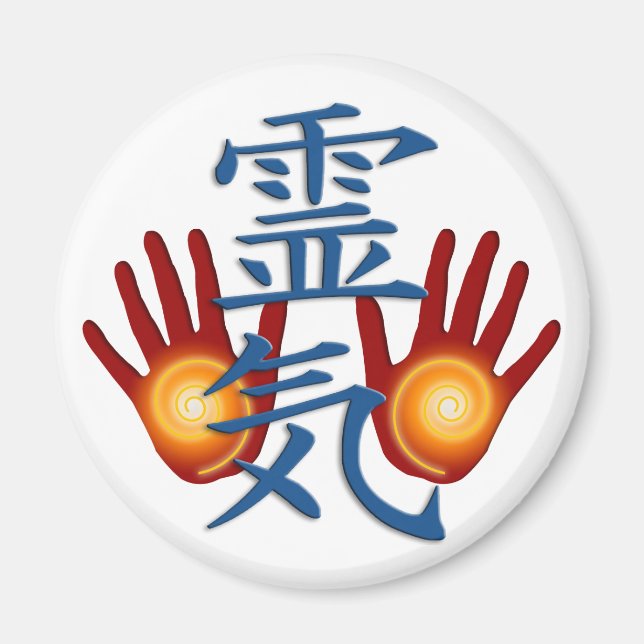 Reiki Händer Magnet (Framsidan)