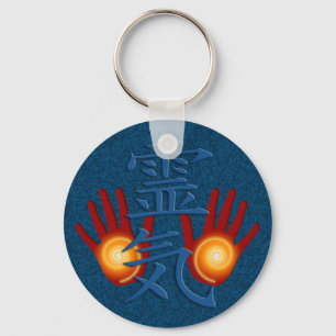 Reiki händer nyckelring