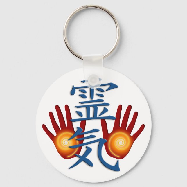Reiki Händer Nyckelring (Framsida)