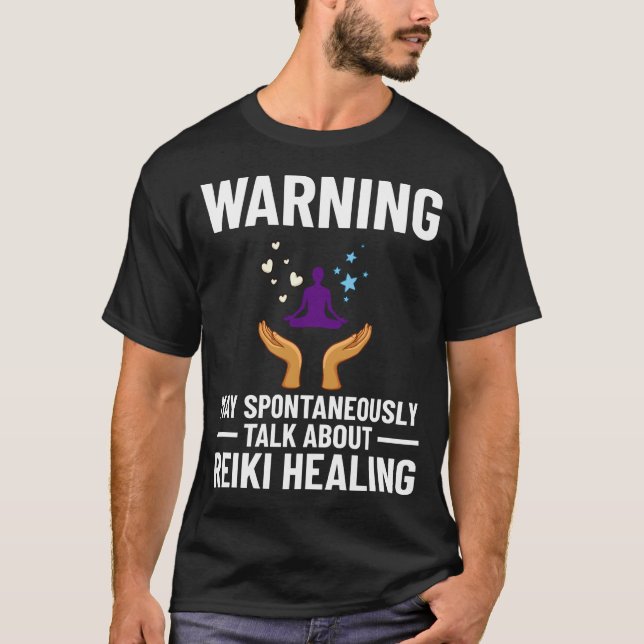 Reiki Healer Energy Healing Music Master Stone T Shirt (Framsida)