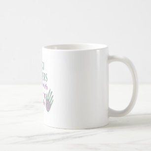 Reiki Healers gör det med läkande Händer Kaffemugg