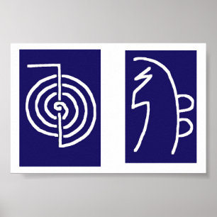 REIKI HEALING Chokuray ShayHayKi Avstånd Healer Poster