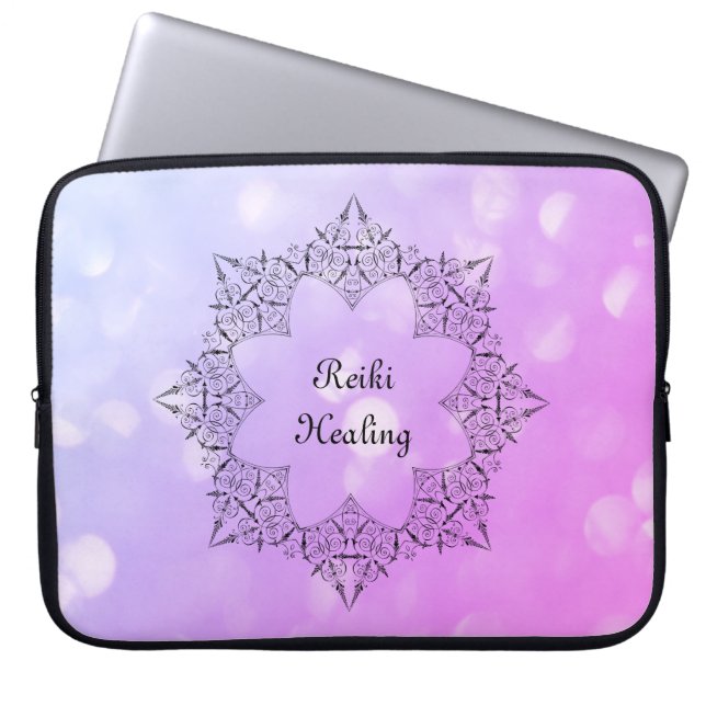 Reiki Healing Laptop Sleeve (Framsidan)