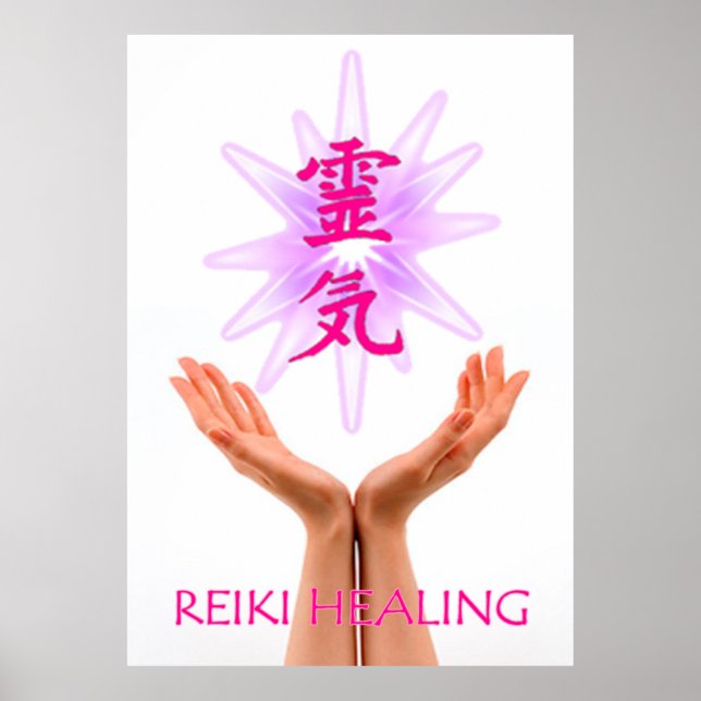 Reiki Healing Poster (Framsidan)