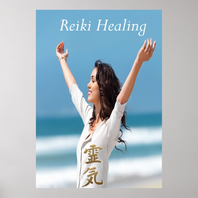 Reiki Healing Poster (Framsidan)
