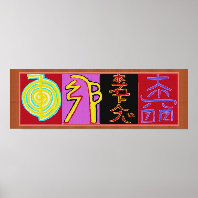 Reiki Healing Symbols 2010 Poster (Framsidan)