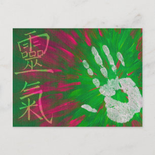 Reiki - Healings Hand Vykort