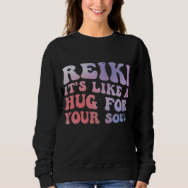 Reiki Hug For Soul Quote - Spiritual Healing Art T Shirt