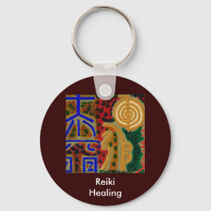 REIKI huvudsaklig läka KEYCHAINS Nyckelring