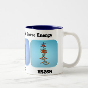 Reiki II symboler Två-Tonad Mugg