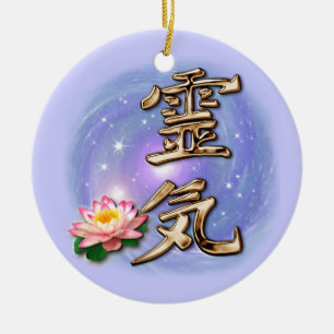 Reiki Julgransprydnad Keramik