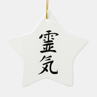 Reiki Kanji Julgransprydnad Keramik