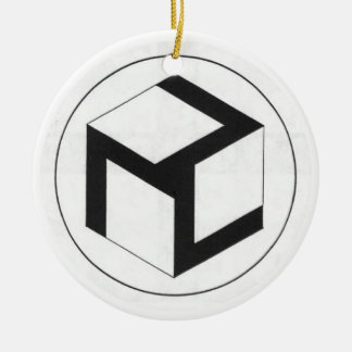 Reiki Kanji och kvinnliga Antahkarana Julgransprydnad Keramik