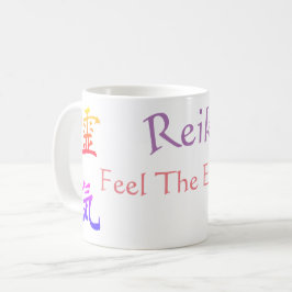Reiki känner att Energy Rainbow Kaffemugg