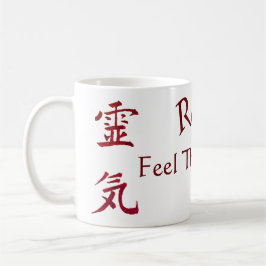 Reiki känner energi kaffemugg