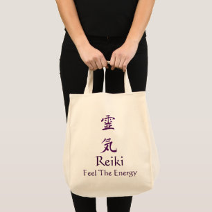 Reiki känner energi tygkasse