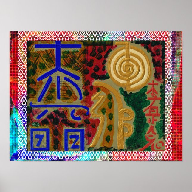 ReIKI Karuna Healing Master's Symbols Poster (Framsidan)