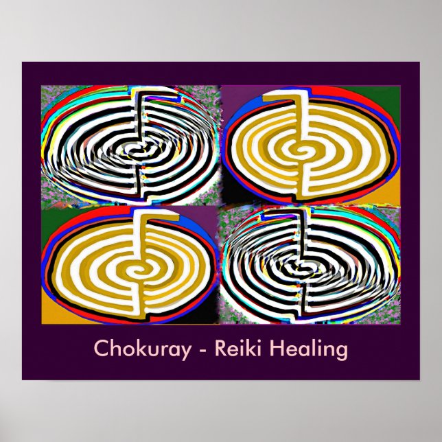 ReIKI Karuna Healing Master's Symbols Poster (Framsidan)