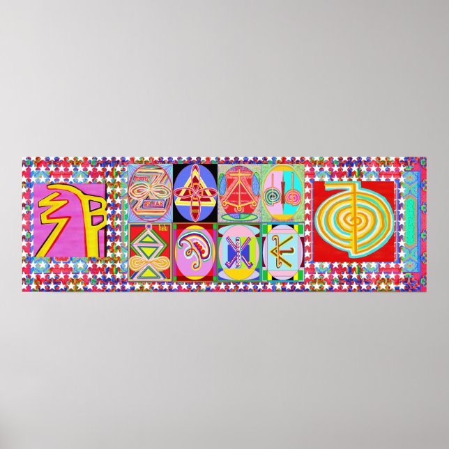 ReIKI Karuna Healing Master's Symbols Poster (Framsidan)