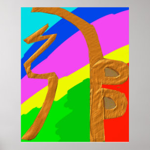 REIKI Karuna som läker förlages symboler Poster