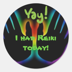 Reiki klistermärkear för barn runt klistermärke