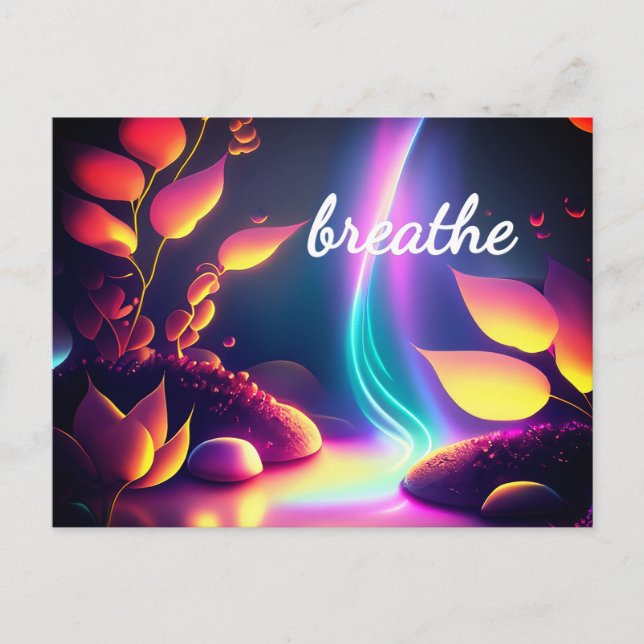 Reiki Lagen om attraktion Överflöd Påståenden Vykort (Framsida)