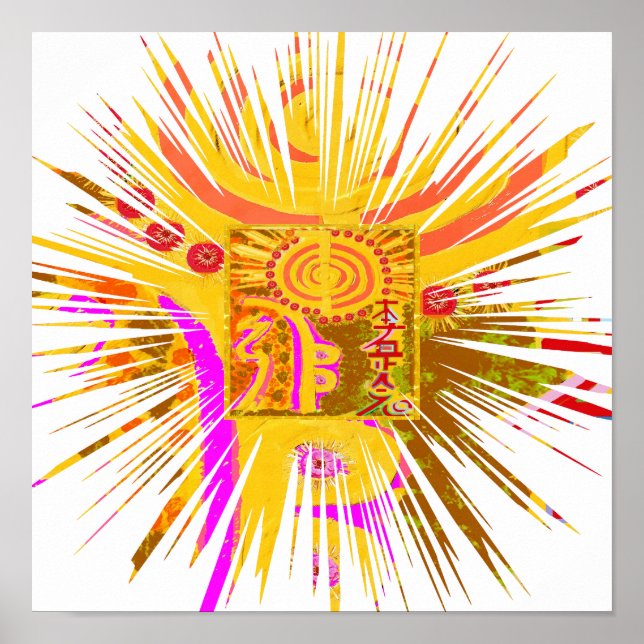 REIKI-lagningssymboler Poster (Framsidan)