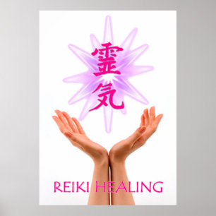 Reiki läka poster