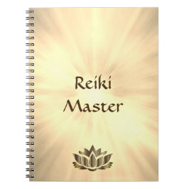 Reiki ledar- design anteckningsbok