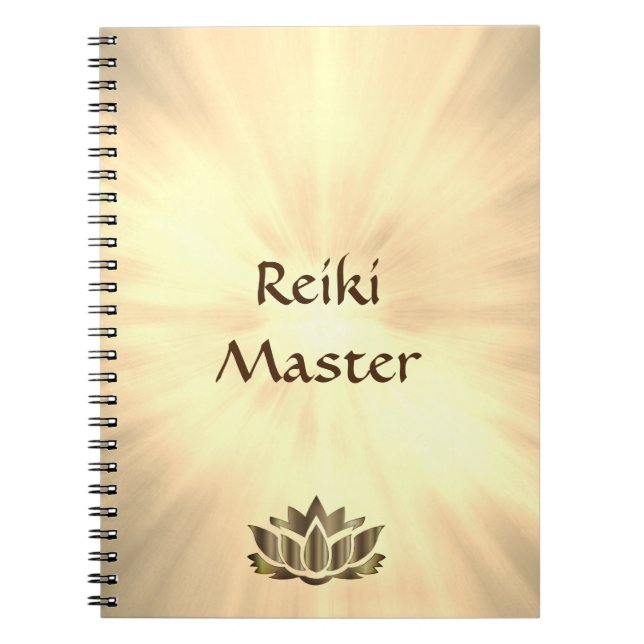 Reiki ledar- design anteckningsbok (Framsidan)
