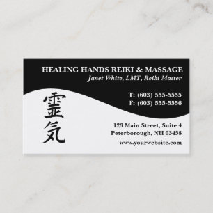 Reiki ledar- praktikervisitkortar visitkort