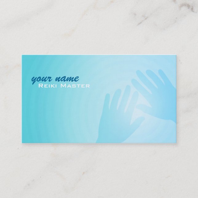 Reiki ledar- visitkortar visitkort (Framsida)