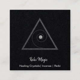 Reiki Magic Fyrkantigt Visitkort