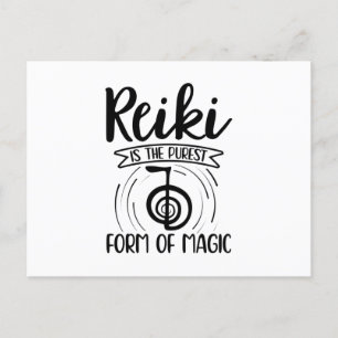 Reiki Magic Reiki Master Meditation Gift Idea Vykort