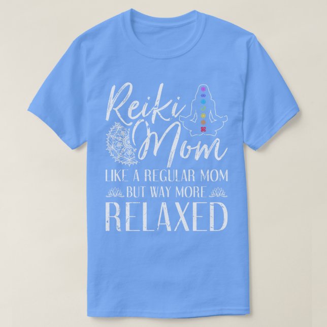 Reiki Mamma Chakra Healing T Shirt (Design framsida)