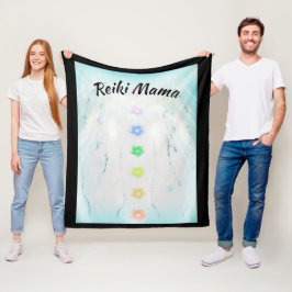 Reiki mammor fleecefilt