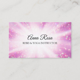 *~*Reiki massage som läker gnistrastrålar Visitkort