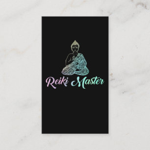 Reiki Master Andlig Buddha Meditation Visitkort