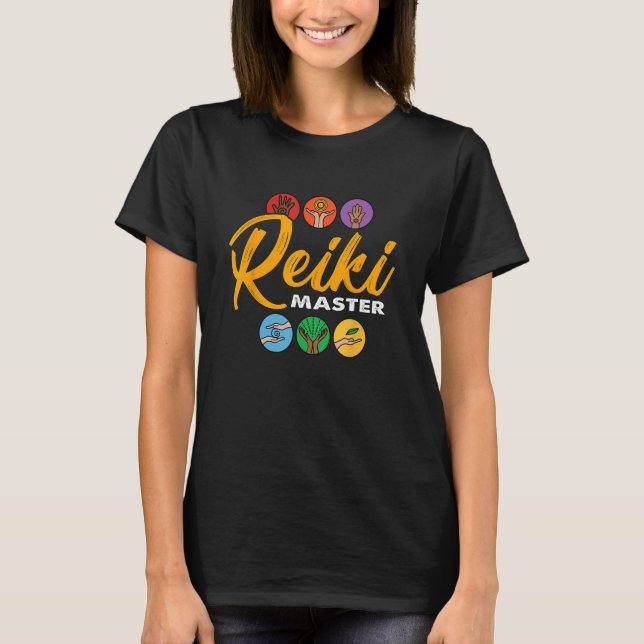 Reiki Master Andlig Healer Kärlek Energy Healing T Shirt (Framsida)