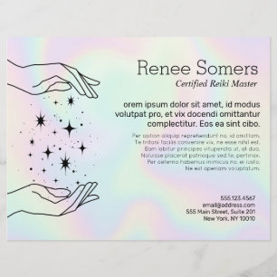 Reiki Master Chakra Energy Healer Reklamblad