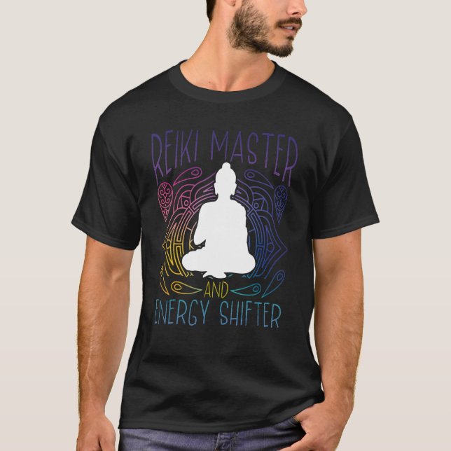 Reiki Master Chakra Healing Lightworking Holistic  T Shirt (Framsida)
