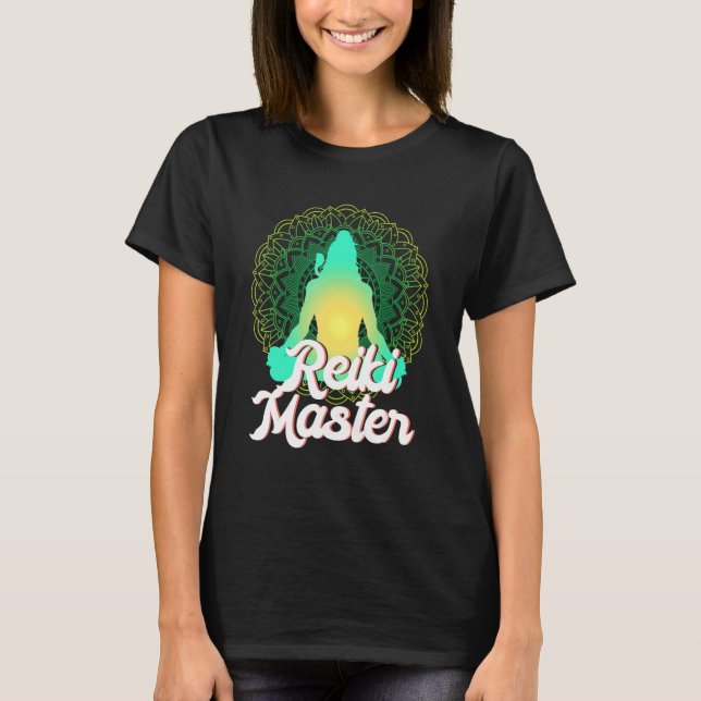 Reiki Master Chakra Japansk Healing Energy Spirit T Shirt (Framsida)