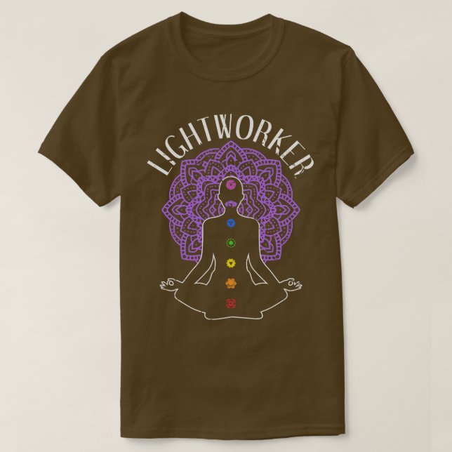Reiki Master Energy Healer Lightarbetare T Shirt (Design framsida)
