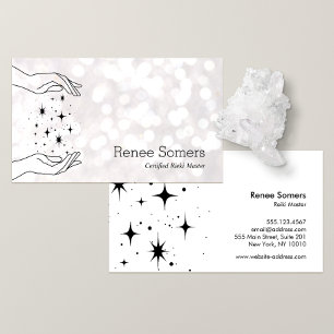 Reiki Master Energy Healing Visitkort
