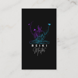 Reiki Master Energy Therapy Meditation Visitkort