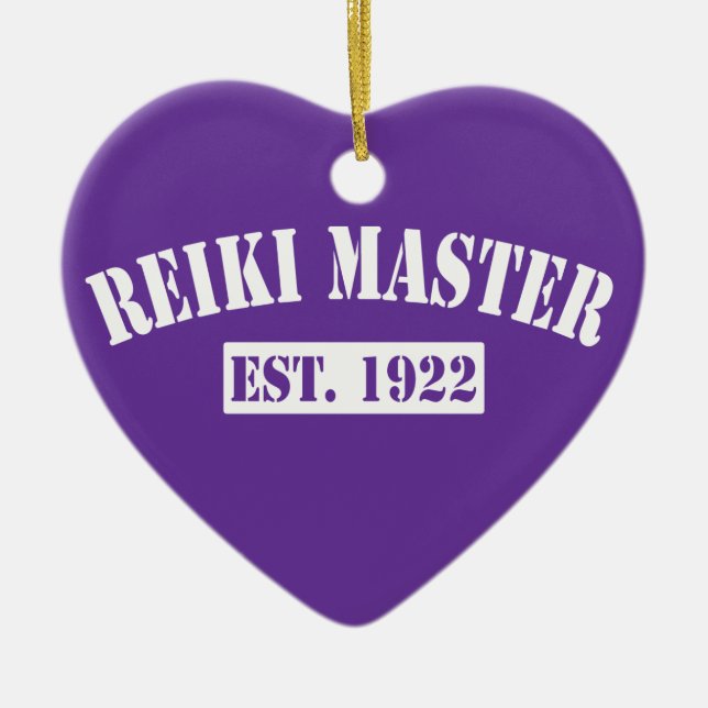 Reiki Master Julgransprydnad Keramik (Framsidan)