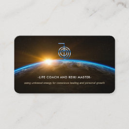 Reiki Master Life Coach - Universe Visitkort
